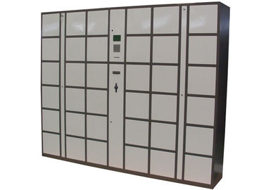Estación electrónica de acero de la caja de los armarios de equipaje con 36 tarjetas inteligentes de gran tamaño de las puertas integradas
