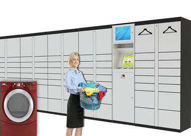 Armario electrónico elegante del lavadero del almacenamiento, prenda impermeable de los armarios del suministro de servicios del uno mismo modificada para requisitos particulares