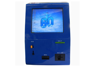 El quiosco automatizado del pago con la pantalla táctil, efectivo/tarjeta aceptó los quioscos del ordenador terminales