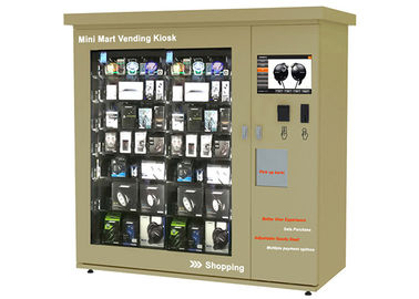 El quiosco personal de la cámara del auricular trabaja a máquina la máquina expendedora automática del champú de la máquina de afeitar