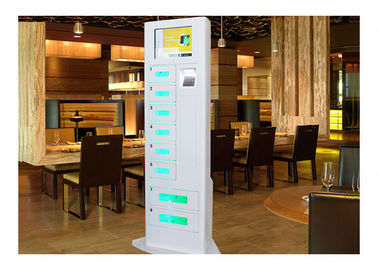 Teléfono celular restaurante Hotel emergencia estación de carga de alta precisión con la contraseña del código de barras de la huella digital