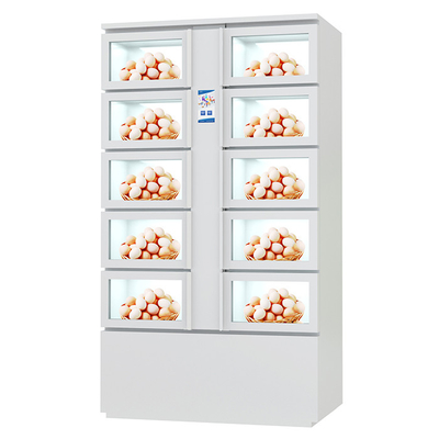 El armario de la máquina expendedora del huevo en el sistema de enfriamiento del refrigerador puede ser modificado para requisitos particulares