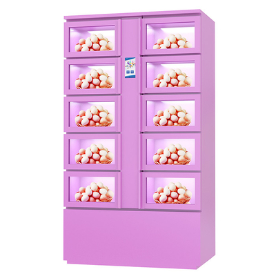 El armario de la máquina expendedora del huevo en el sistema de enfriamiento del refrigerador puede ser modificado para requisitos particulares