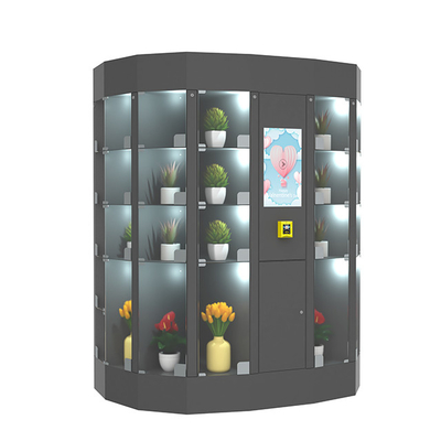 La máquina expendedora 240V del armario de la flor fresca con refrigera el sistema de enfriamiento