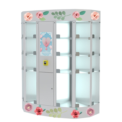 Máquina expendedora de la flor fresca del ramo con el armario refrigerado interactivo de la pantalla táctil 22Inch