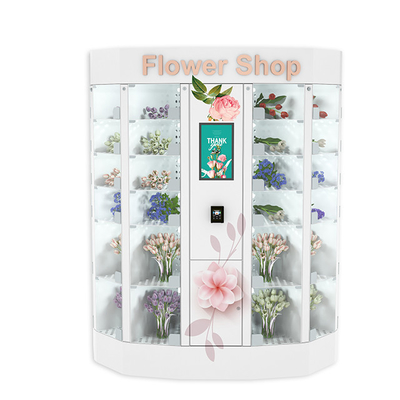 22&quot; armario de la venta de la flor de la pantalla LCD táctil con la iluminación del LED