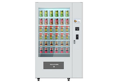 Máquina expendedora de la ensalada de la nutrición de la fruta con la función publicitaria/de enfriamiento