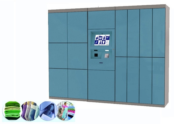 24 Horas de autoservicio Lavadero Casilleros personalizar lavadero al aire libre armario paquete de entrega de la caja con control remoto