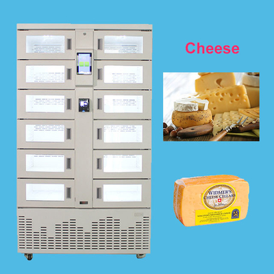 Vender casillero con temperatura ambiente refrigerada para almacenamiento de queso envasado Entrega rápida