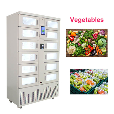 Venta de hortalizas frescas en granjas Ventas automáticas de casilleros de refrigeración para empresas