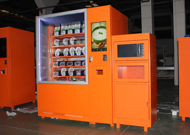 Máquina expendedora de encargo con informe de ventas, quiosco automatizado del bocadillo de la microonda del aeropuerto