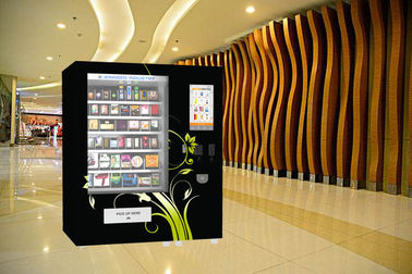 Máquina expendedora del bocado de Bill Credit Card Payment Food de la moneda con la plataforma remota y la publicidad