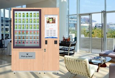 Máquinas expendedoras de encargo de la ensalada de fruta/pantalla táctil congelada de la máquina expendedora