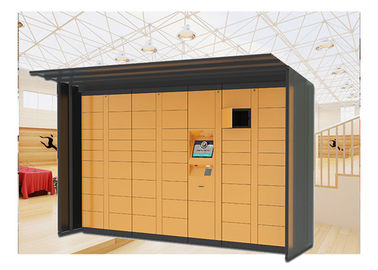 Ubicaciones automáticas del armario del paquete del poste, armarios electrónicos del paquete de la entrega del buzón con el refugio