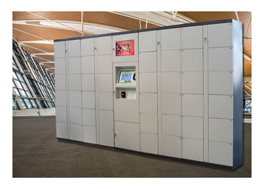 Armarios de equipaje electrónicos elegantes usados aeropuerto del gabinete con el recinto de acero