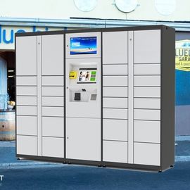 Gabinete de almacenamiento inteligente del metal de los armarios de la entrega del paquete para la caja fuerte pública
