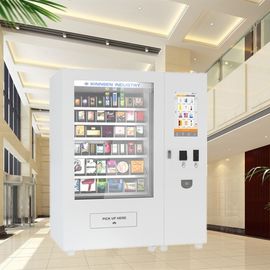 Mini máquina expendedora automática de autoservicio con pantalla táctil publicitaria de 22 &quot;y elevador