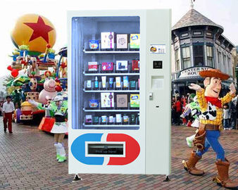 Mini máquina expendedora del centro comercial de la bebida favorable al medio ambiente del vino con la función del líquido refrigerador
