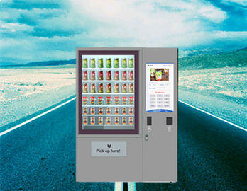 La moneda Bill actuó la máquina expendedora refrigerada de las revistas de los libros de la galleta de la cerveza de la leche del refresco con la pantalla táctil