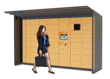 Armarios de alquiler del equipaje automático del código de barras, armarios electrónicos interiores para el supermercado del parque