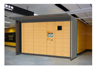 Armarios de equipaje populares del término de autobuses del aeropuerto del diseño con la función de carga del teléfono