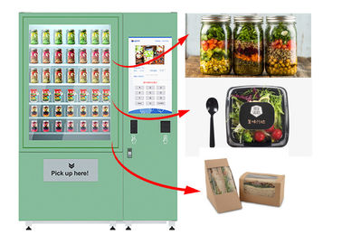 Legumbres de fruta de la máquina expendedora de la magdalena de la correa de Winnsen que venden los armarios con el sistema de la elevación