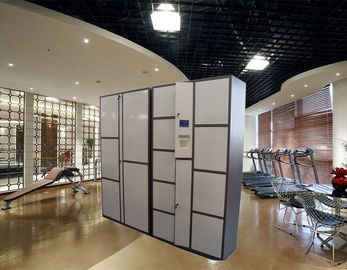 Armario público de los armarios de almacenamiento del equipaje del código de barras RFID para las huéspedes del hotel con la cerradura electrónica