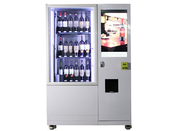 Máquina expendedora del vino de la botella del transportador de correa del hotel con el sistema del elevador en lugar público