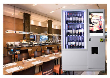 Máquina expendedora modificada para requisitos particulares OEM de la leche del vino del ODM con el elevador y el líquido refrigerador