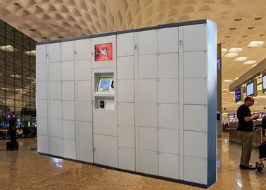 Armario de almacenamiento electrónico del equipaje del aeropuerto del código del Pin de Smart con el pago de la tarjeta y la plataforma de la gestión remota