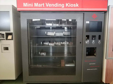 Quiosco automático de la máquina expendedora del jugo de la botella de la cola de la cerveza del vino con la pantalla táctil y el refrigerador