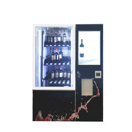 Quiosco automático de la máquina expendedora del jugo de la botella de la cola de la cerveza del vino con la pantalla táctil y el refrigerador