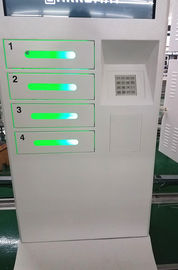 Caja del cargador del teléfono celular de la pantalla de la publicidad de 43 pulgadas con 6 Almacenes digitales