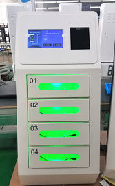 Quioscos múltiples de la estación de carga por USB de la estación de carga del teléfono celular del sistema de fichas de MCU con 4 armarios