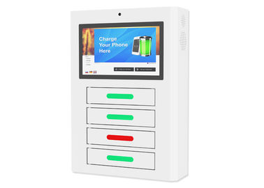 Máquina de alquiler compartida certificada CE de la estación del banco del poder de la FCC con el lector de la tarjeta de crédito