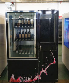 Máquina expendedora burbujeante del alcohol de Champán del vino del ODM/del OEM con la cesta para entregar
