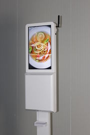 Dispensador automático del jabón con la exhibición digital de la publicidad del lcd de la señalización