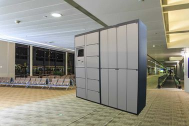 Armario de almacenamiento de Pasillo de los armarios de equipaje del supermercado de la estación de tren con la función teledirigida del sistema elegante de la cerradura
