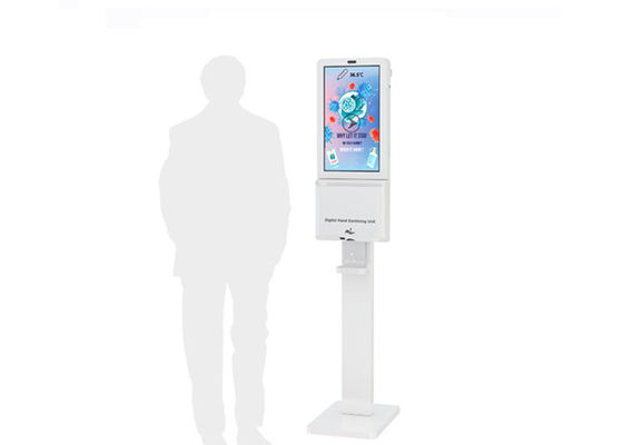 Dispensador automático del desinfectante de la mano de la prueba de la temperatura de Touchless