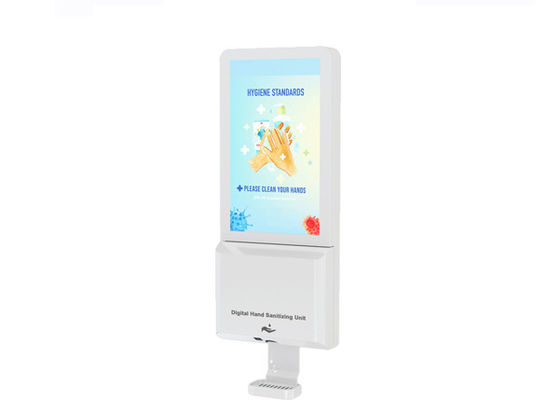 Señalización auto del LCD Digital del dispensador 21,5 del desinfectante de la mano del lugar público