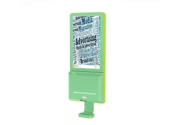 Dispensador del desinfectante del jabón señalización del Lcd de 21,5 pulgadas con la cámara