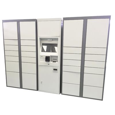El armario electrónico adaptable confiable estable de la entrega del paquete público pone uso con la función teledirigida