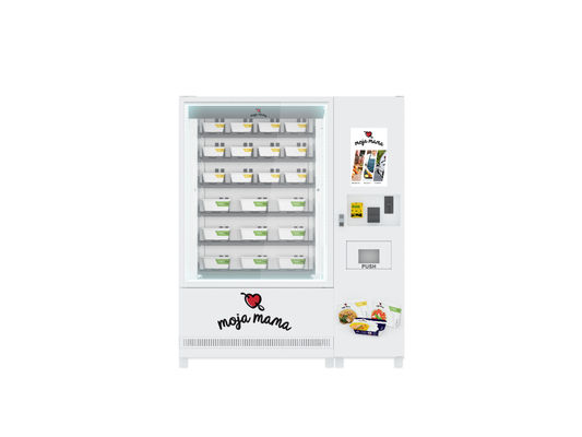 Máquina expendedora automática de la comida de las magdalenas de los bocados, mini armarios de la venta del centro comercial del uno mismo