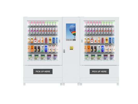 Máquina expendedora grande de mini marts, máquina expendedora automática de refrigerio de bebidas
