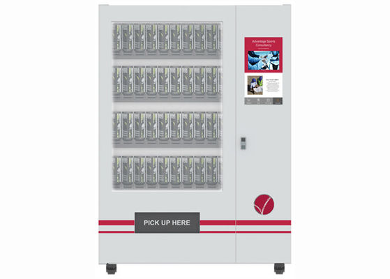 Máquina expendedora automática de la ensalada de las legumbres de fruta del servicio del uno mismo con el elevador del transportador de correa