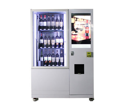 Máquina expendedora grande de la bebida de la capacidad del alto grado con la exhibición de la publicidad de 22 pulgadas