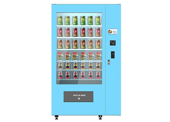24 horas de máquina expendedora de la ensalada con el refrigerador y el elevador, mantienen fresco