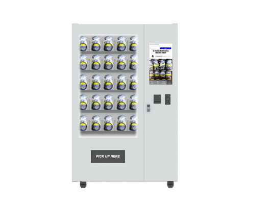 Mini máquina expendedora automática de autoservicio con pantalla táctil publicitaria de 22 &quot;y elevador