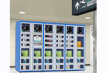 Gabinete de control de pantalla de anuncio de sistema de casillero automático de zapatos de 23 &quot;
