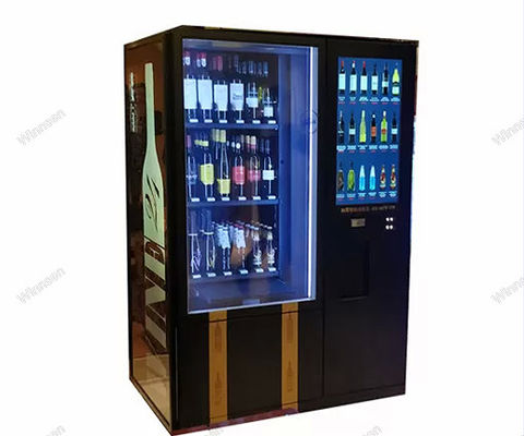 Verificación de la edad de Champagne Vending Machine Smart Combo del refrigerador